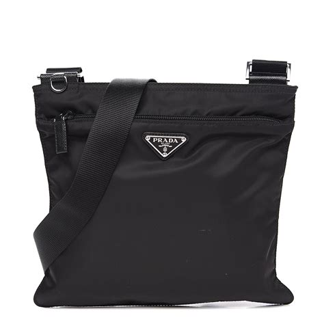 prada flat messenger bag nylon|prada nylon crossbody messenger bag.